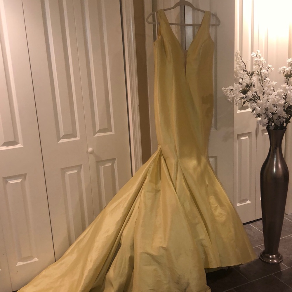 Yellow Jovani Gown